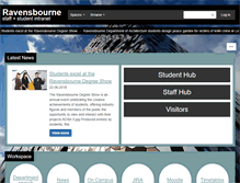 Tablet Screenshot of intranet.rave.ac.uk