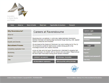 Tablet Screenshot of careers.rave.ac.uk